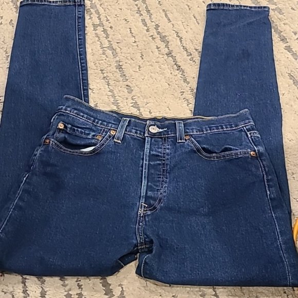 Levi's 501 button fly high rise skinny jeans - Picture 2 of 9